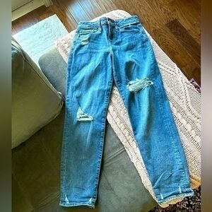 Express Boyfriend Mid Rise Jeans